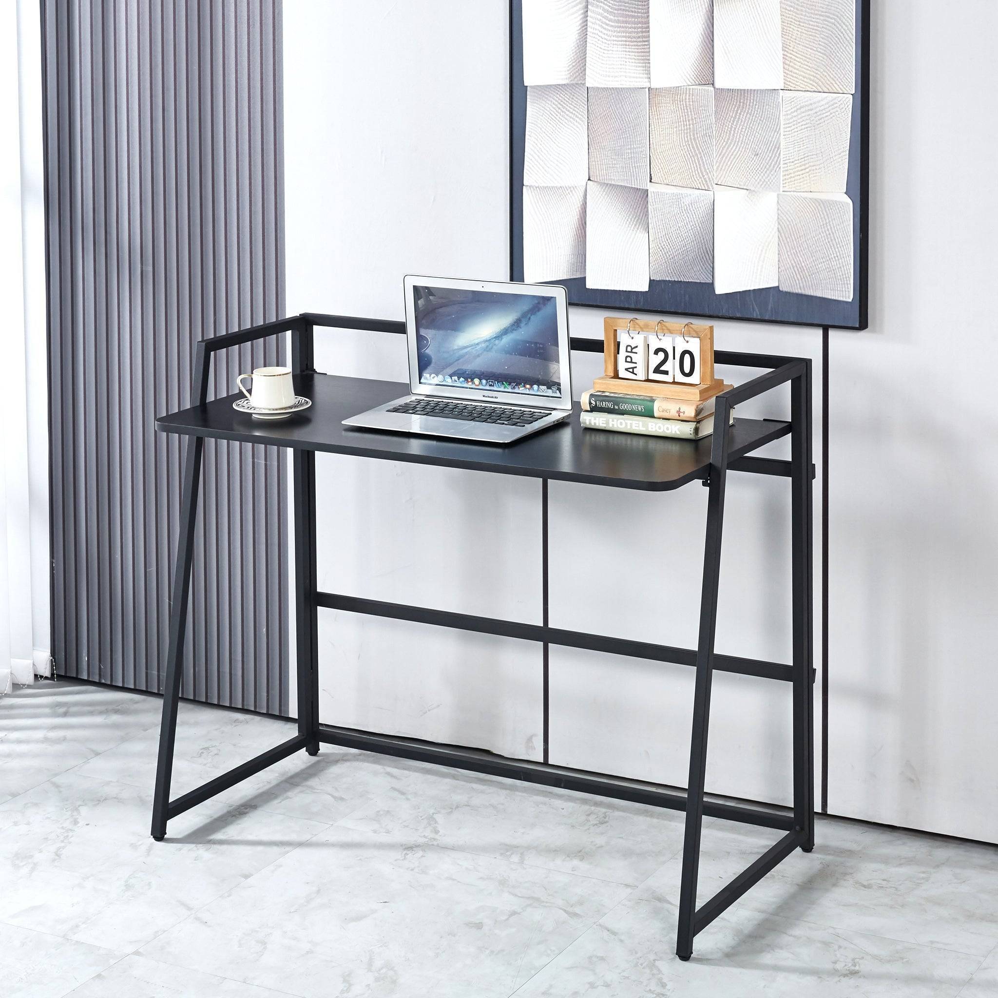 Modern Office Desk with Top Shelfing  	 SD-S06