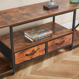 TV Stand Media Console with Storage Shelves TV-17 Berlin Rustic