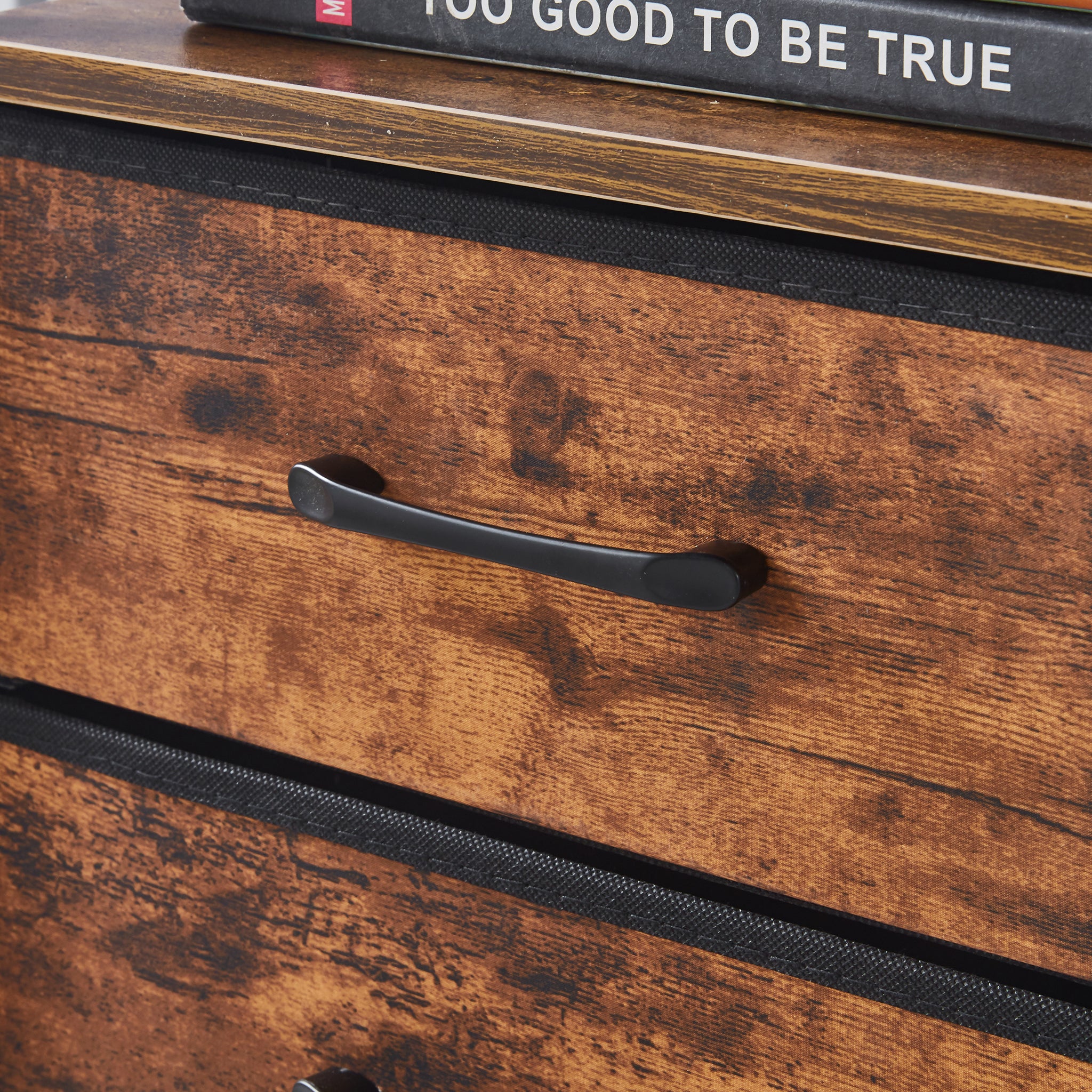 4 Drawers Storage Cabinet OT-120 Berlin Rustic