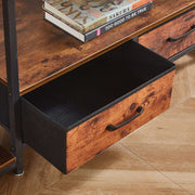 TV Stand Media Console with Storage Shelves TV-17 Berlin Rustic