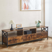 TV Stand Media Console with Storage Shelves TV-14