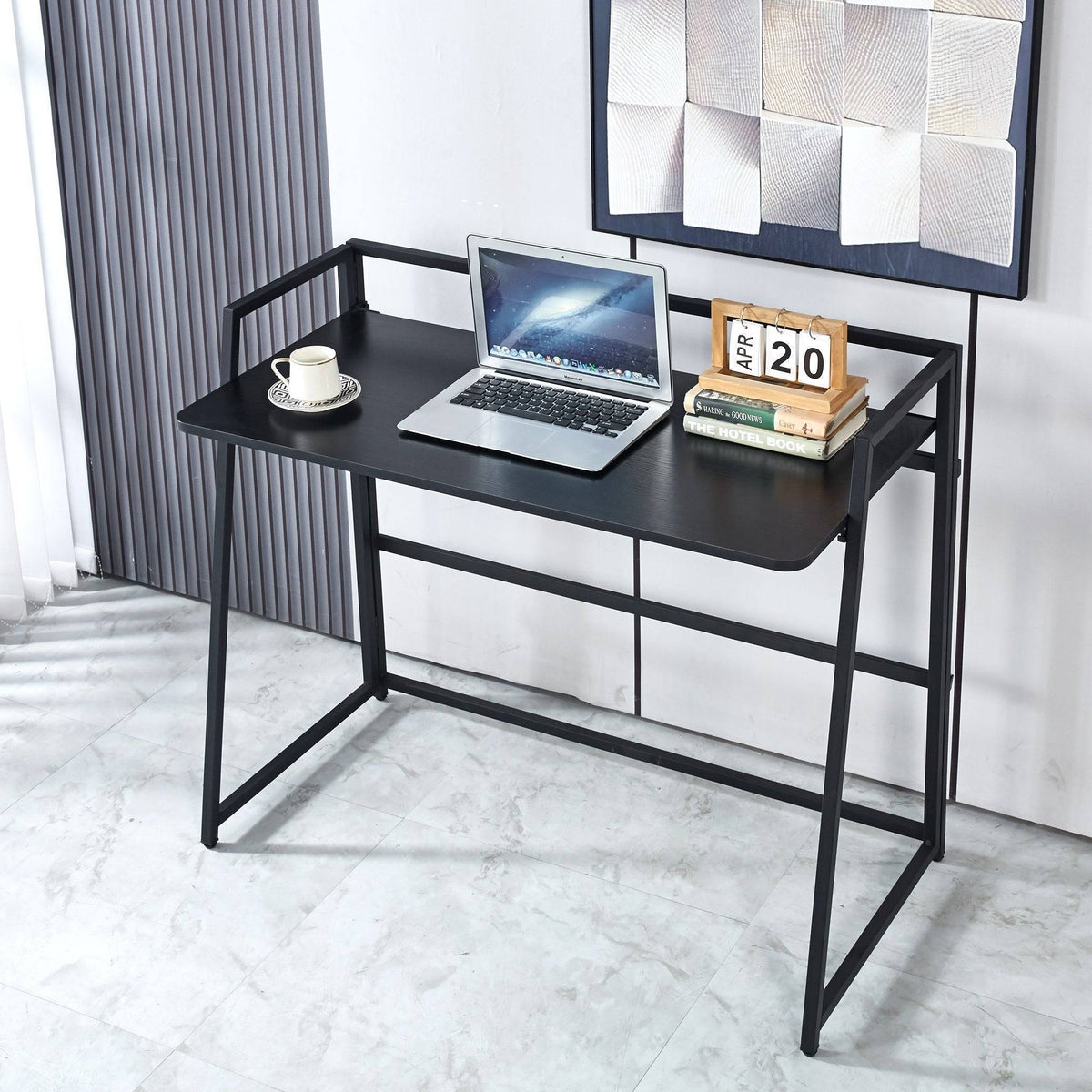 Modern Office Desk with Top Shelfing  	 SD-S06