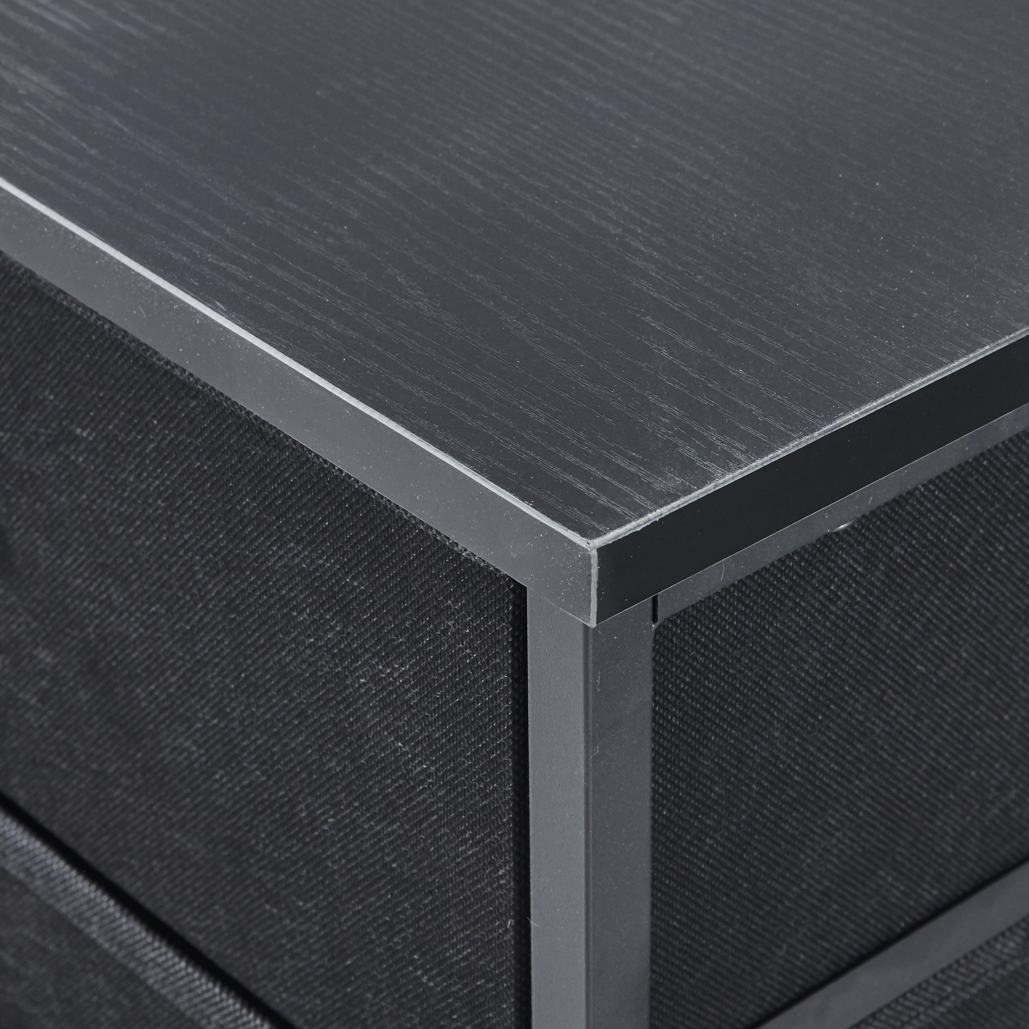 Storage Cabinet 5 Drawers TV Stand  OT-119 Black
