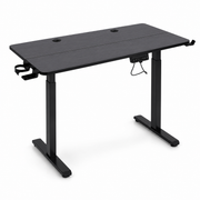 Electric Standing Desk black adjustable workstation with ergonomic design for modern professionals and gamers.
