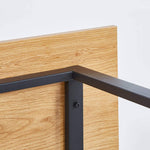 Close-up of the frame and surface of the 150cm office desk workstation, showcasing quality materials and construction.