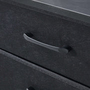 Black textured drawer with a handle | Artisansa SA
