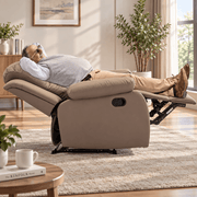 Dakota CR-2030 PU leather massage recliner close-up with modern stitching