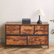 5 Drawer Storage Cabinet OT-118 L100 x W30 x H55cm - ArtisanSA