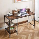 Computer Table Study Desk with Monitor Stand Shelf SD-S21