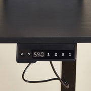 Control panel of Electric Standing Desk with adjustable height settings and digital display.