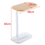 Modern Two-Tone End Table OT-106 dimensions and design features with measurements labeled.
