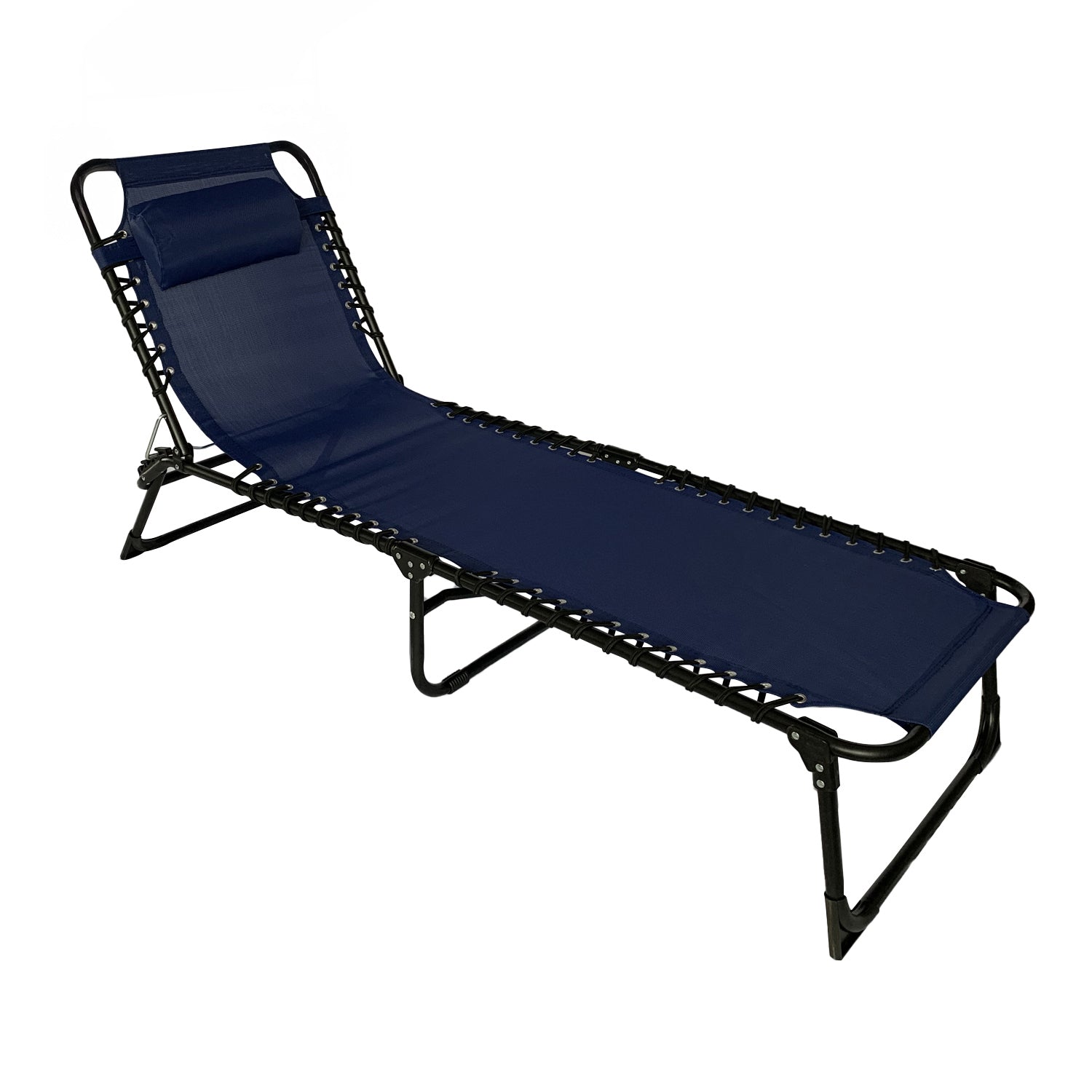 Sun Lounger Folding Reclining Chair BSC-007 BLUE