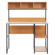 Computer Desk Student Table SD-24 featuring a space-saving design with open shelves for storage.