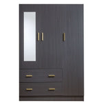 3 Door Wardrobe with Mirror Closet Clothes Storage WD-115 - Artisan SA Premium Furniture