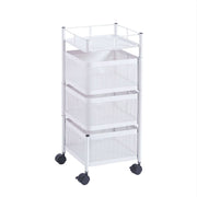 3 Tier Cubic Storage Cart SF-105 - Artisan SA Premium Furniture