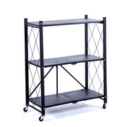Mobile Kitchen Shelf with 3, 4 & 5 Tier Storage, versatile ladder-style storage unit on wheels.
