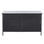 Black dresser with four drawers on a white background | Artisansa SA