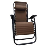 Folding Recliner Chair Lounger With Tray - Set Of 2  BSC-012