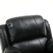 Comfort recliner chair with manual recline mechanism for home lounge