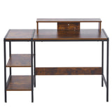 Computer Table Study Desk with Monitor Stand Shelf SD-S21