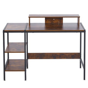 Computer Table Study Desk with Monitor Stand Shelf SD-S21