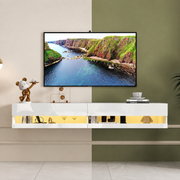 Modern 180cm LED Entertainment Unit with RGB Lights