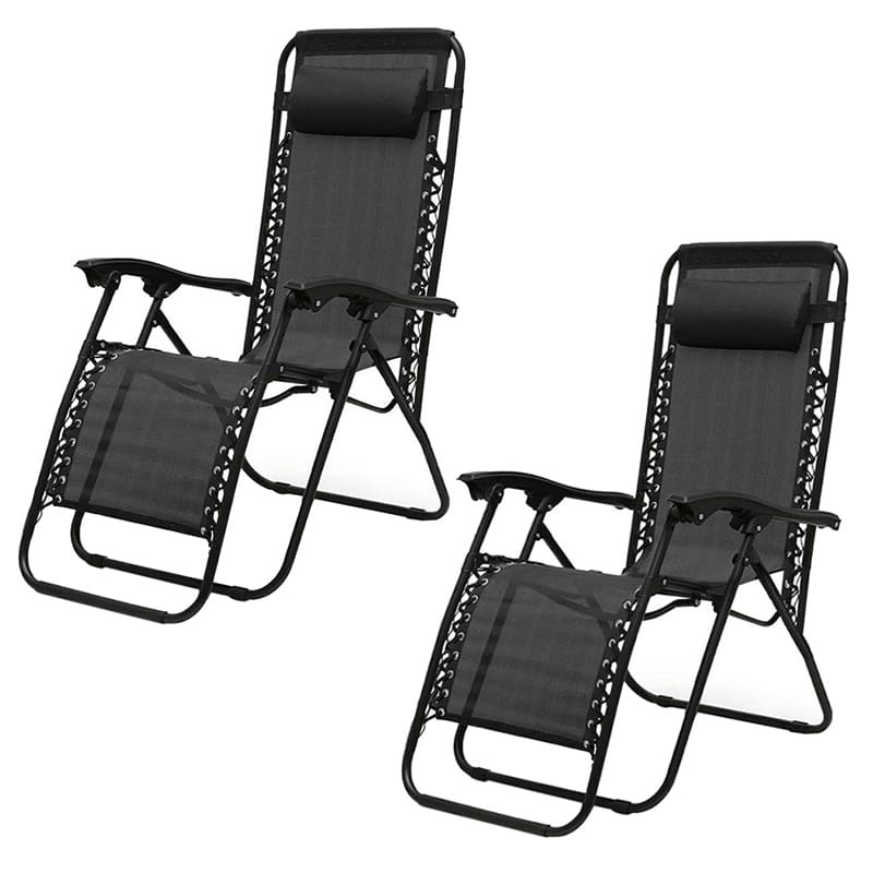 Reclining Outdoor Lounger Chairs (2 Chairs in 1 box)  KJDC003