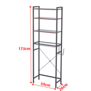 Over Toilet Bathroom Shelf with Storage Basket