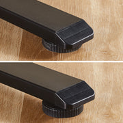 Close-up of the adjustable base of an Electric Standing Desk showing the height adjustment mechanism.