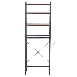 Over Toilet Bathroom Shelf with Storage Basket