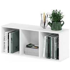 White 3-Tier Bookshelf for Home & Office