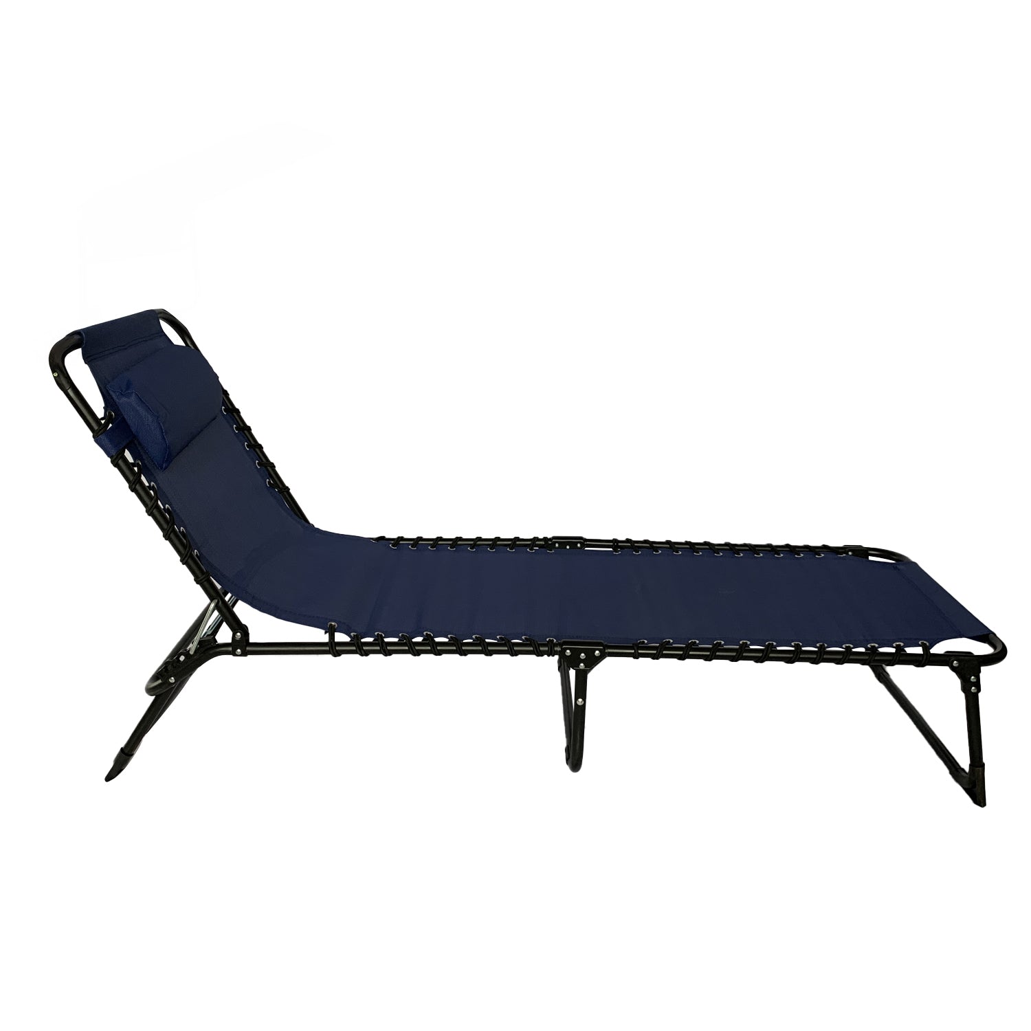 Sun Lounger Folding Reclining Chair BSC-007 BLUE