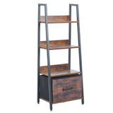 Bookcase Storage Shelves Bookshelf OT-121-BerlinRustic