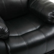 Brown rocking recliner chair with premium upholstery and relaxing design