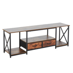 TV Stand Media Console with Storage Shelves TV-17 Berlin Rustic