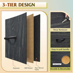 3-tier design of Fabric 8-Drawer Storage, featuring polyester, MDF board, and non-woven fabric for durability and breathability.