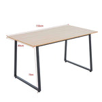 150cm office desk workstation with large desktop dimensions marked 150cm x 80cm x 76cm for optimal workspace.