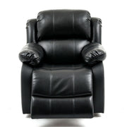 Dark grey recliner chair R1056A-31 with rocking and reclining features
