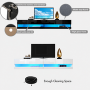 Modern 180cm LED Entertainment Unit with RGB Lights
