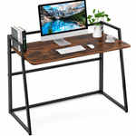 Modern Folding Office Desk with Top Shelf SD-S06 – product image 11