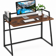 Modern Folding Office Desk with Top Shelf SD-S06 – product image 11