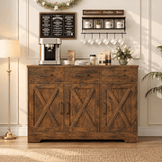 Farmhouse Sideboard Cabinet with 3 Drawers