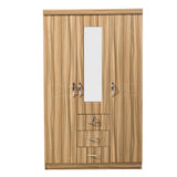 Wardrobe with Mirror Clothes Closet Cabinet Bedroom Storage Rack Organizer WD-202