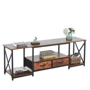TV Stand Media Console with Storage Shelves TV-17 Berlin Rustic