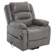 Grey Massage Recliner Chair side profile view - ArtisanSA