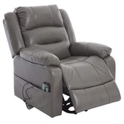 Grey Massage Recliner Chair size dimensions and 150kg weight capacity - ArtisanSA