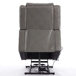 Grey Massage Recliner Chair straight rear view - ArtisanSA