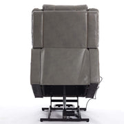 Grey Massage Recliner Chair straight rear view - ArtisanSA