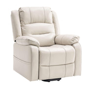 Beige cream color Massage Recliner Chair - ArtisanSA