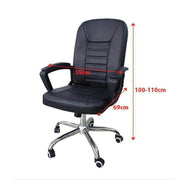 Ergonomic Executive Office Chair BX124 dimensions showing width 59cm, height 100-110cm, and depth 69cm.